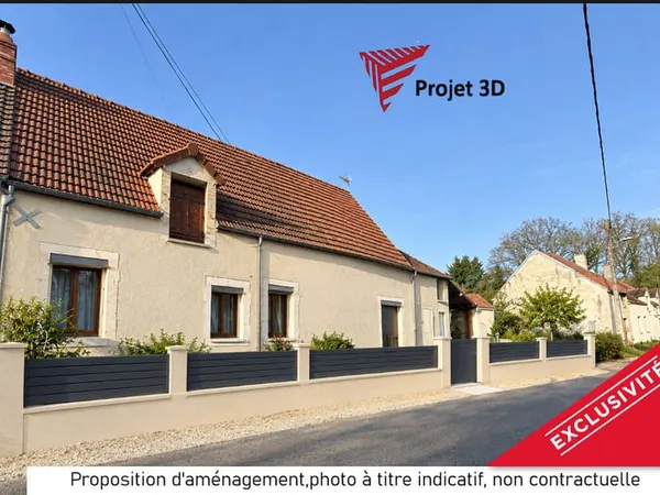 Maison rénovée 148m² - La Celle sur Loire