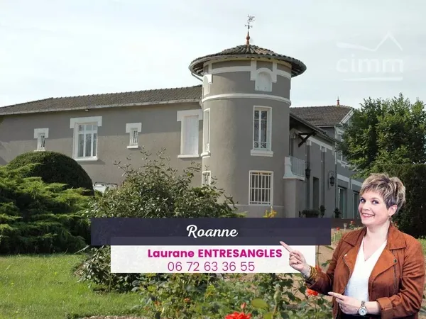 Propriété de caractère – 10 pièces – Proche Roanne- 1h de Lyon