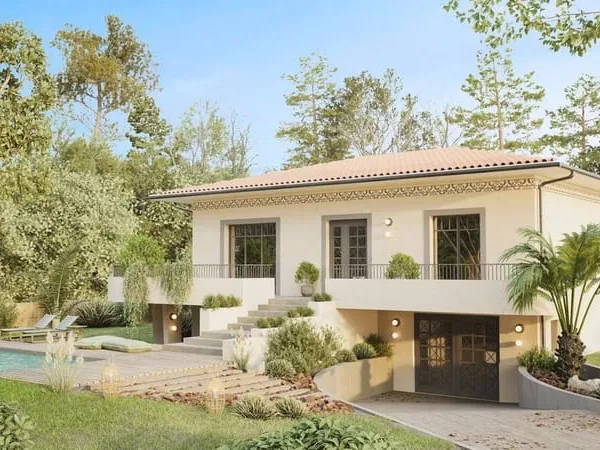 Proche plage Pereire, villa avec projet de construction