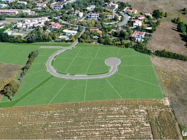 Terrain 992 m² Corronsac