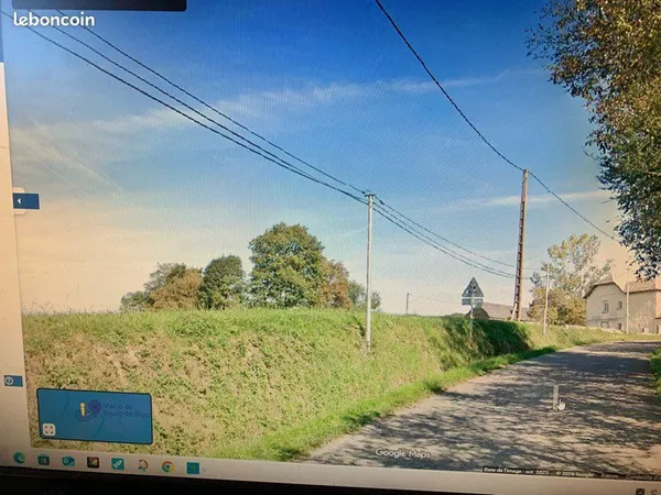 À vendre terrain constructible Bourg de Bigorre 2807m2