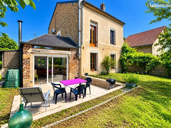 Charleville-mézières - maison de caractère 163 m² - 4 chambres - jardin - garage