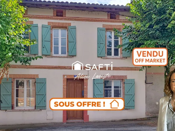 Maison de caractère avec jardin et préau