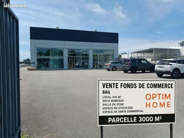 Fonds de commerce services 516 m²
