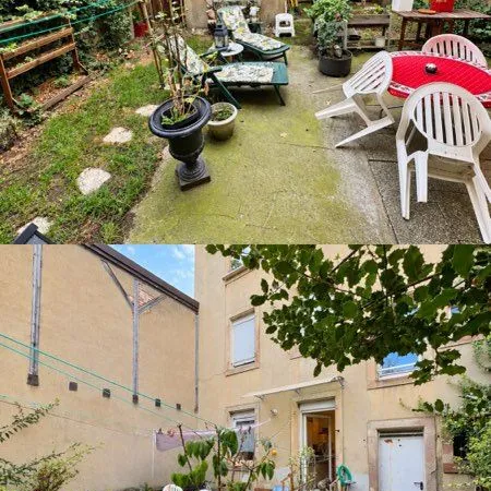 T2 rénové 48 m² avec jardin privatif + dépendance - Fonderie