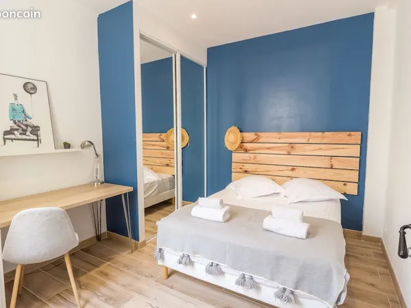 Appartement 2 chambres - colocation NIce proche promenade et tramway