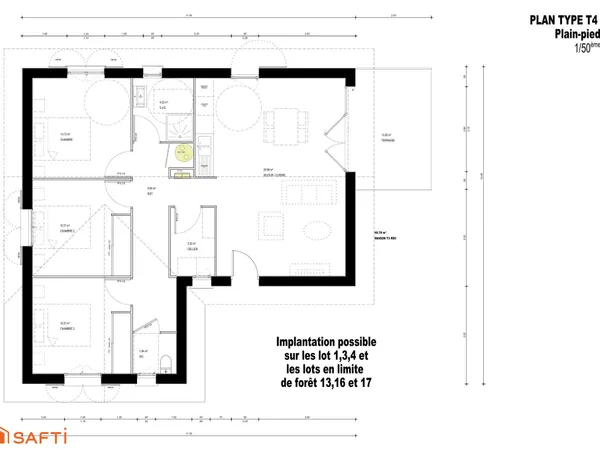 MAISON 80M² PROJET CLE EN MAIN A 10MIN D'OLORON SAINTE-MARIE