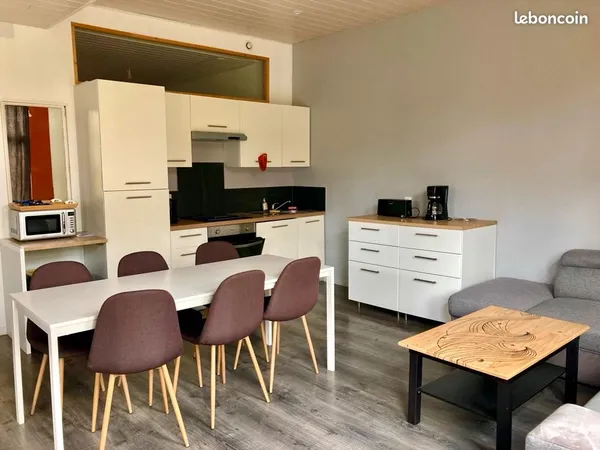 Rez de jardin meublé 2 chambres