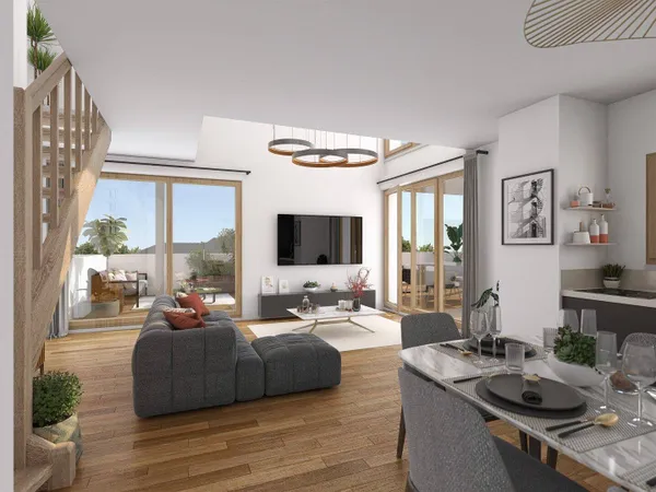 Duplex 4 pièces 102 m²