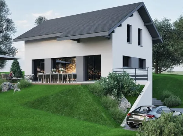 Projet de construction d'une maison 124 m² avec terrain à PRESILLY (74)