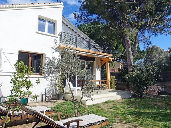 MAISON MEUBLÉE CLIMATISÉE Jardin arboré - Six-Fours-les-Plages direction Le Brusc