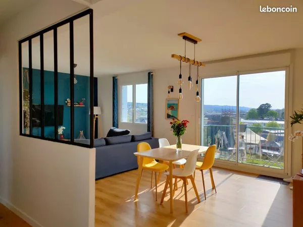 Appartement Lumineux 82m² - Landerneau Centre - 830 + 50