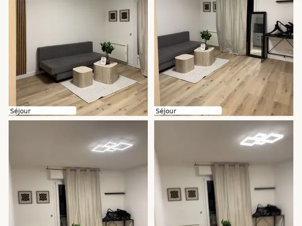 Studio meublé rénové de 26 m²