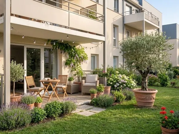 SARTROUVILLE - T2 avec jardin de 56 m² et terrasse