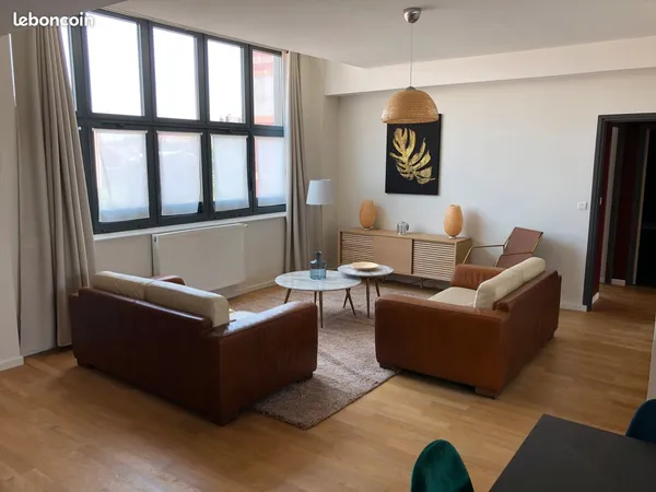 Coloc 4 chambres - 135 m² neuf - Gambetta - Lille - Appartement meublé