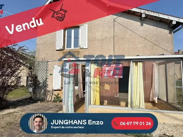 Maison de 117 m2 avec hangar de 471 m2 Nans