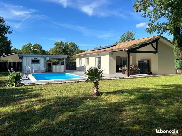 Maison climatisée avec piscine à 5 minutes de l océan