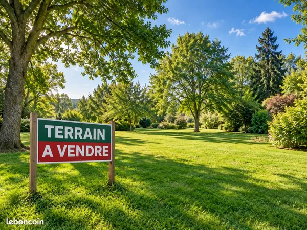 Terrain arboré constructible viabilisé à Andilly Serigny