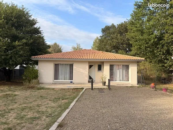 Maison récente 2019 - 103 m² - 3 chambres - terrain 1 159 m² - garage 54 m²