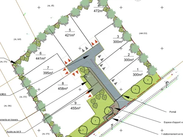 Terrain 454 m² Saint-Pair-sur-Mer