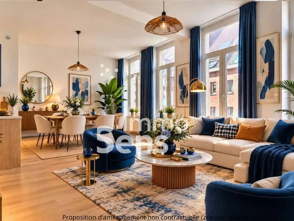 Appartement 3 pièces 60 m²
