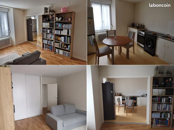 À louer appartement T2 de 59 m² centre de Guignen