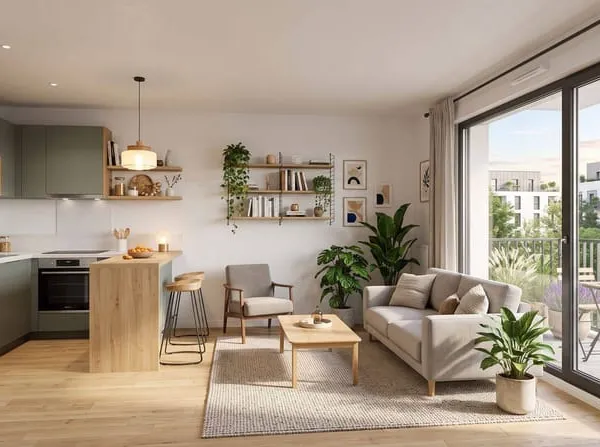 Appartement 2 pièces 45 m²