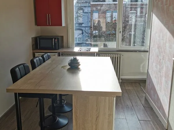 Studio / T1 meublé lumineux 29 m² - Cuisine séparée avec îlot - Proche centre & gare