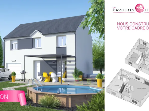 Terrain + maison 130 m²