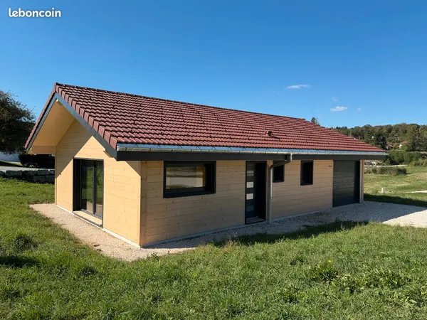 Maison neuve de plain-pied clé en main - 65 m² - L'Hôpital-du-Grosbois (25620)