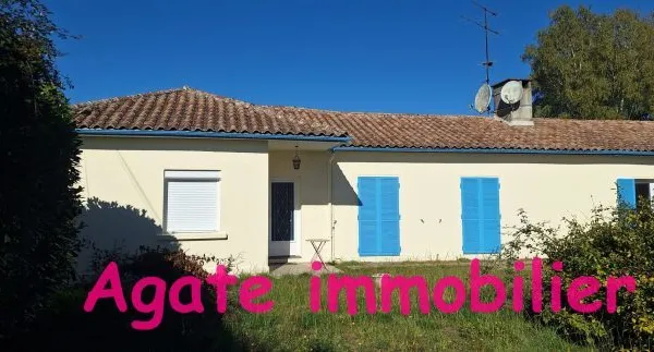 GRANDE MAISON AVEC JARDIN ET GARAGE A LOUER A CAPTIEUX