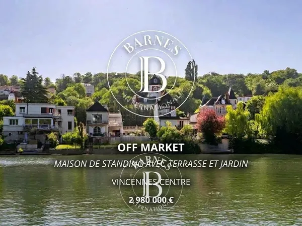 BARNES VINCENNES - PROPRIETE DE STANDING AVEC JARDIN - CENTRE