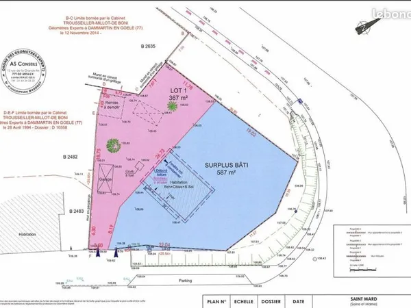 Terrain 367 m² ST MARD