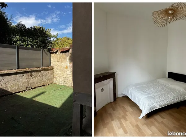 T2 meublé rénové 41m² — Nancy Centre — Jardin privatif — Disponible immédiatement