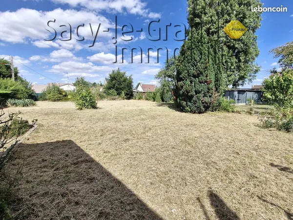 Terrain 500 m² Sacy-le-Grand