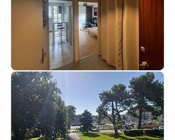 T1 bis meublé 32m2 balcon sud résidence et parking clôturé