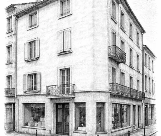 Immeuble 340 m²
