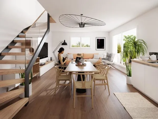 Le luxe d'une maison sur le toit
