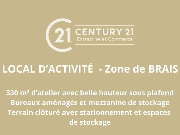 Vente local d'activité 520m² Saint-Nazaire Brais
