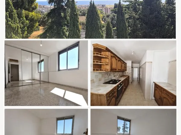 Appartement 4 pièces de 87,5 m2 - Avant dernier étage avec ascenseur - Vue mer- Nice Ouest Caucade