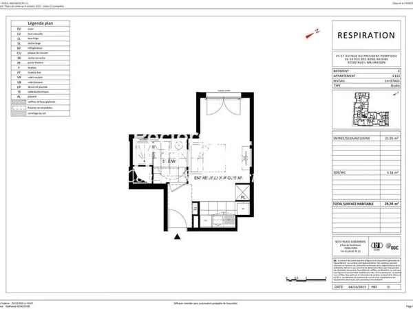 Studio neuf dans une copropriété de standing - idéal premier achat ou investissement