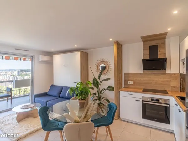 Studio Meublé vue Mer