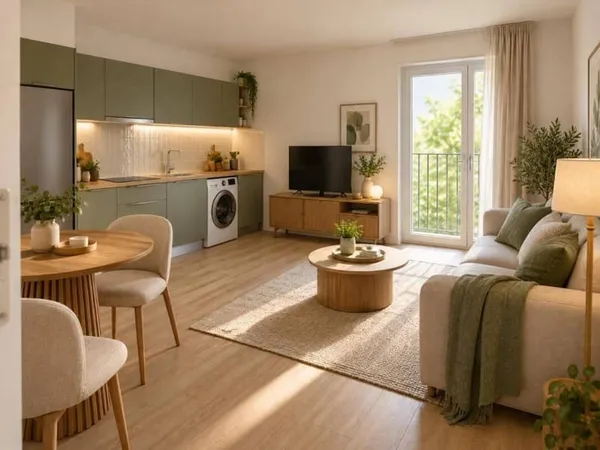 Studio 1 pièce 31 m²