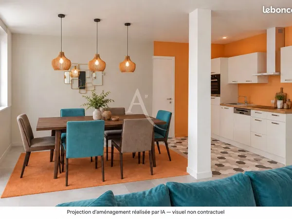 Appartement 3 pièces 65 m²