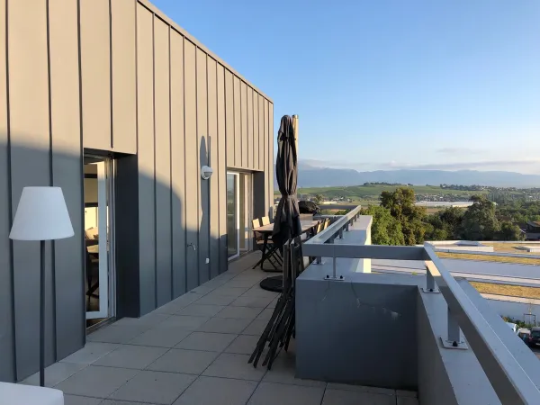 Loue appartement 75m² en attique à Saint Julien en Genevois - 2 chambres