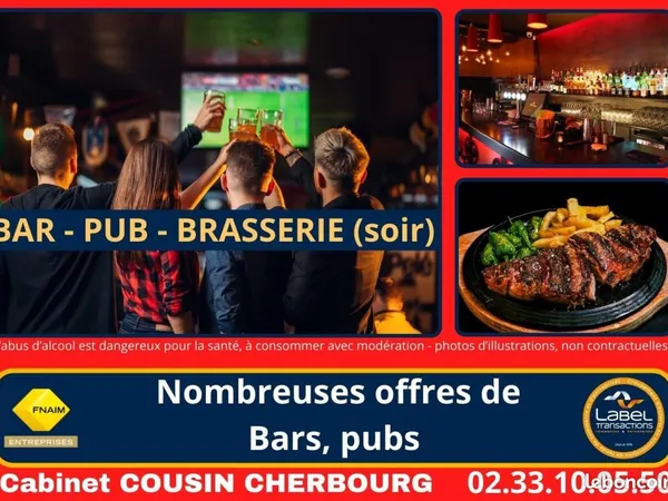 Fonds de commerce bar Cherbourg En Cotentin