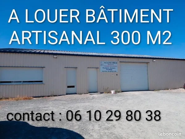 Location batiment 300m²