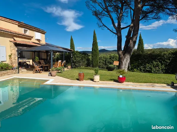 Villa avec piscine et gite entre Ardeche et Ceze
