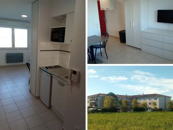 IDÉAL INVESTISSEUR - Studio meublé rénové de 20,43 m² VENDU LOUÉ avec parking - Rodilhan, à 5 min de