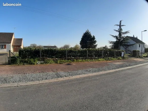 Vente terrain pincé